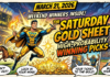 March 21, 2026 : The Saturday Gold Sheet: High-Probability Winning Picks